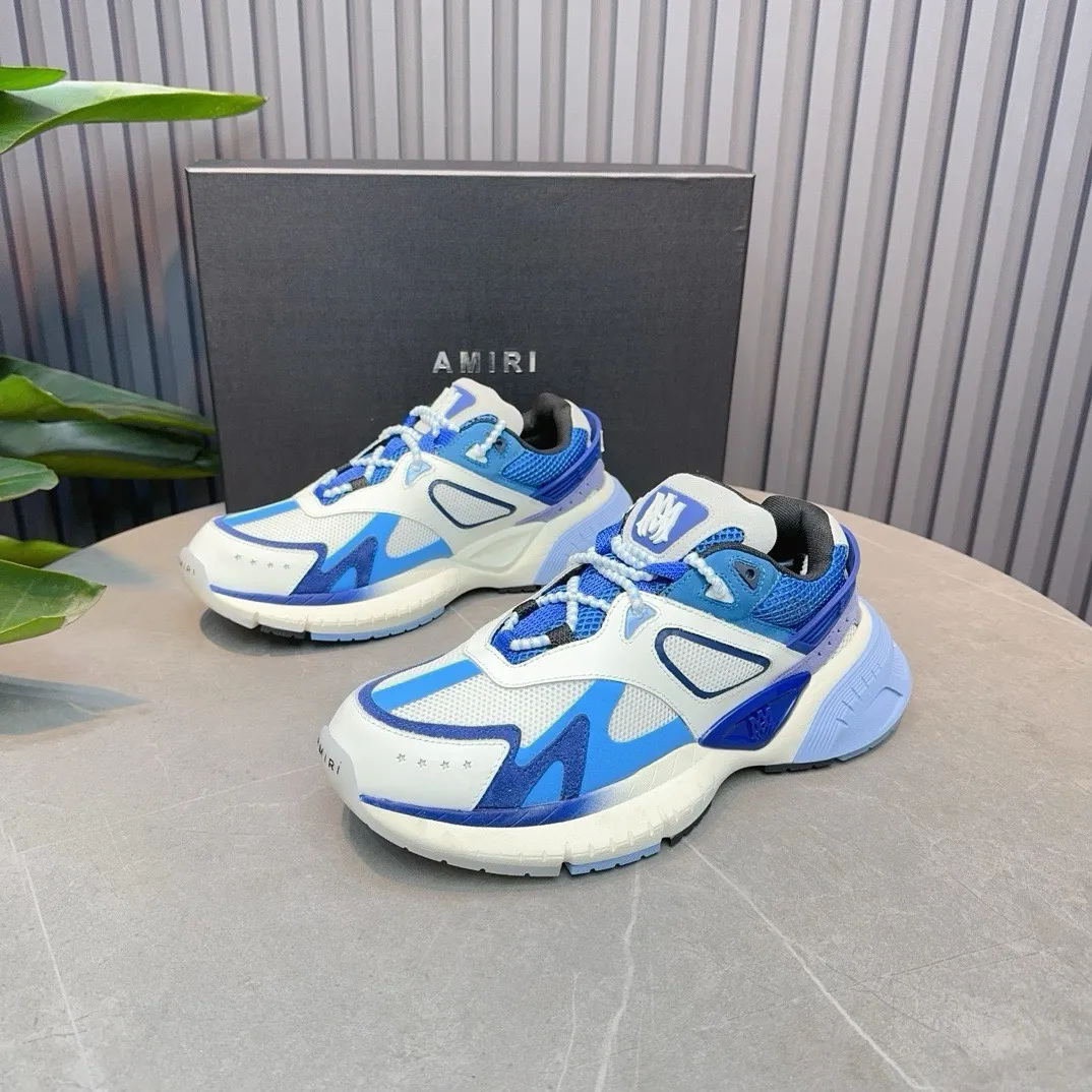 Men's shoes💰740💰 AMIRI AMIRI trendy brand hot sale🔥 Available all year round✅Couples💑 Official website synchronized Imported fabrics 1⃣️ratio 1⃣️Re-engraved, original factory special original sole, 35-45 (38.45. Non-refundable)